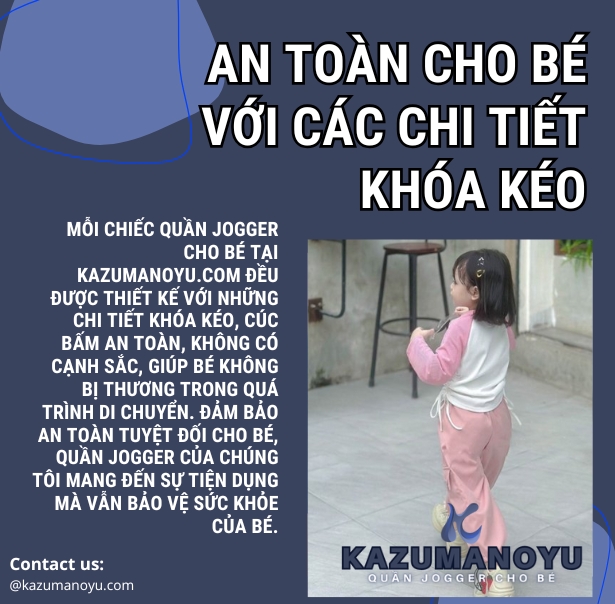 Giới Thiệu QUẦN JOGGER CHO BÉ KAZUMANOYU